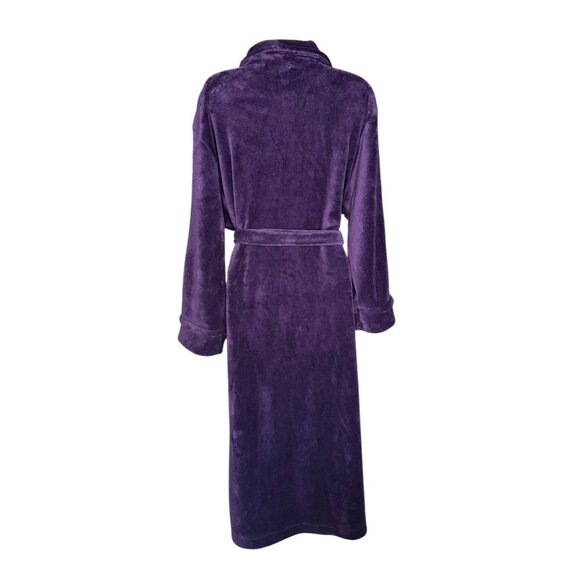 Charter Club Intimates Plush Purple Bathrobe - Picture 9 of 11
